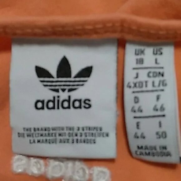 Adidas Pastel Orange Bodysuit - Picture 8 of 8